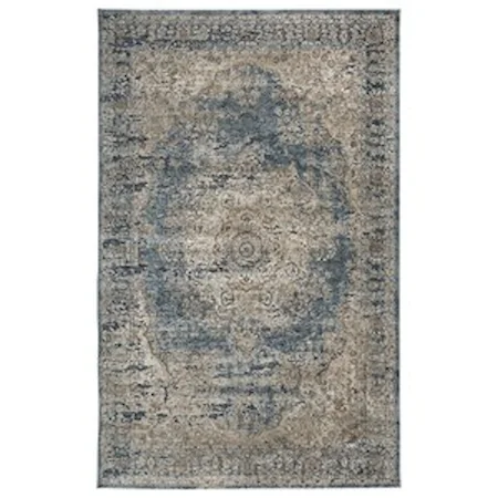 South Blue/Tan Medium Rug